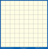 Magnetische Tafelfolie Zahlen 1 bis 100 blanko