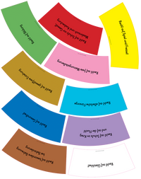 XL-Stoff-Morgenkreis – Paket „Weltkarte politisch“ & „10 Rechte der Kinder“