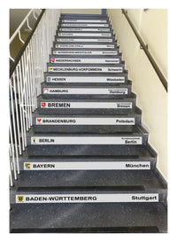 Treppenfolie Bundesländer Deutschlands