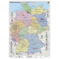 DUO Schreibunterlage Deutschland physisch/politisch