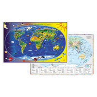 DUO Schreibunterlage Kinderweltkarte/Staaten der Erde