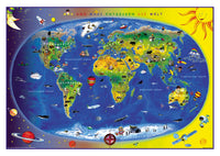 Fototapete Kinderweltkarte