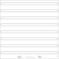 Tafelfolie 3+4 Klasse - magnetisch - beschreibbar