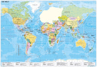 Die Welt politisch XXL-Puzzle magnetisch
