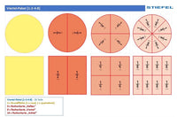 Lernspielset-Bruchrechnen magnetisch für die Schultafel oder Tisch
