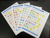 Lernspielset-Bruchrechnen magnetisch für die Schultafel oder Tisch