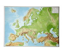 3D-Reliefkarte Europa