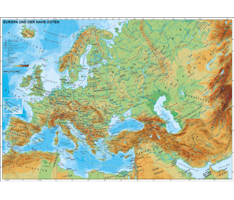 DUO Schreibunterlage LK Europa / Europa und der Nahe Osten physisch