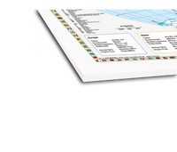 Staaten der Erde auf Hartschaum-Platte