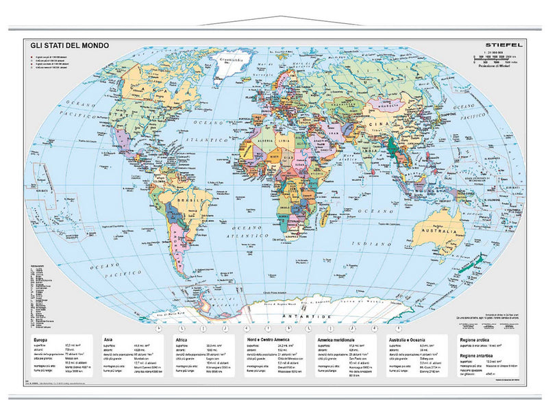 Gli statil del mondo (politisch, italienisch)