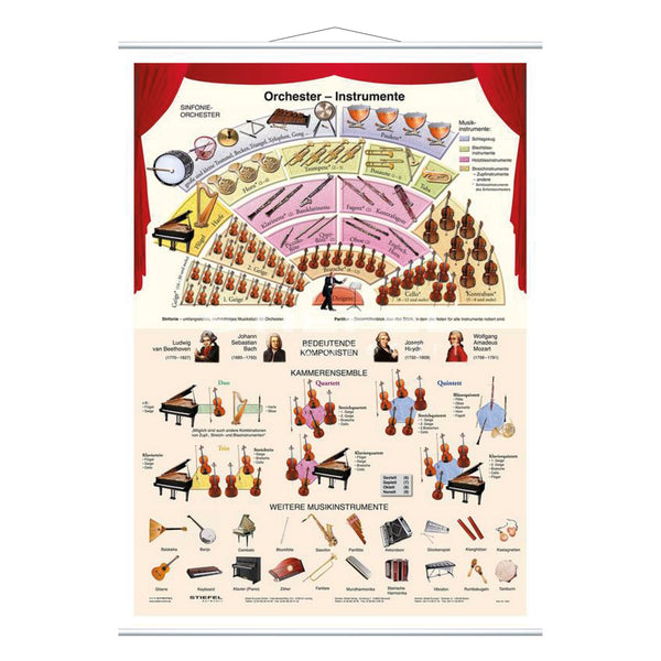 Orchester-Instrumente mit Doppel-DVD