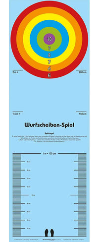 XXL Bodenmatte "Wurfscheiben-Spiel"