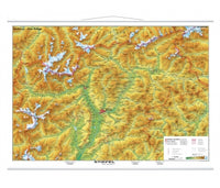 Südtirol physisch (deutsch/italienisch)