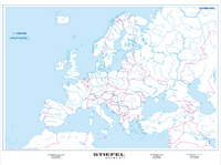 Europa stumme Lernkarte