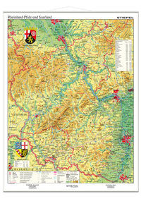 Rheinland-Pfalz und Saarland physisch