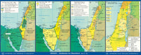 ISRAEL Zeitleiste im Überblick EasyClip-Stoffkarte