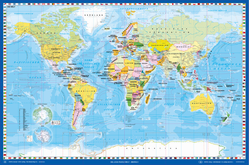 Welt politisch XXL-Lege-Puzzle