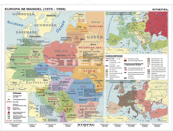 Europa 1970 bis 2000