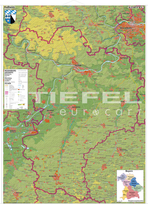 Landkreiskarte Kelheim