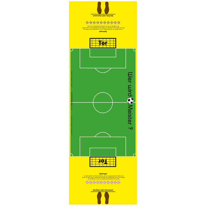 XXL Bodenmatte "Wer wird Fußball-Meister?"