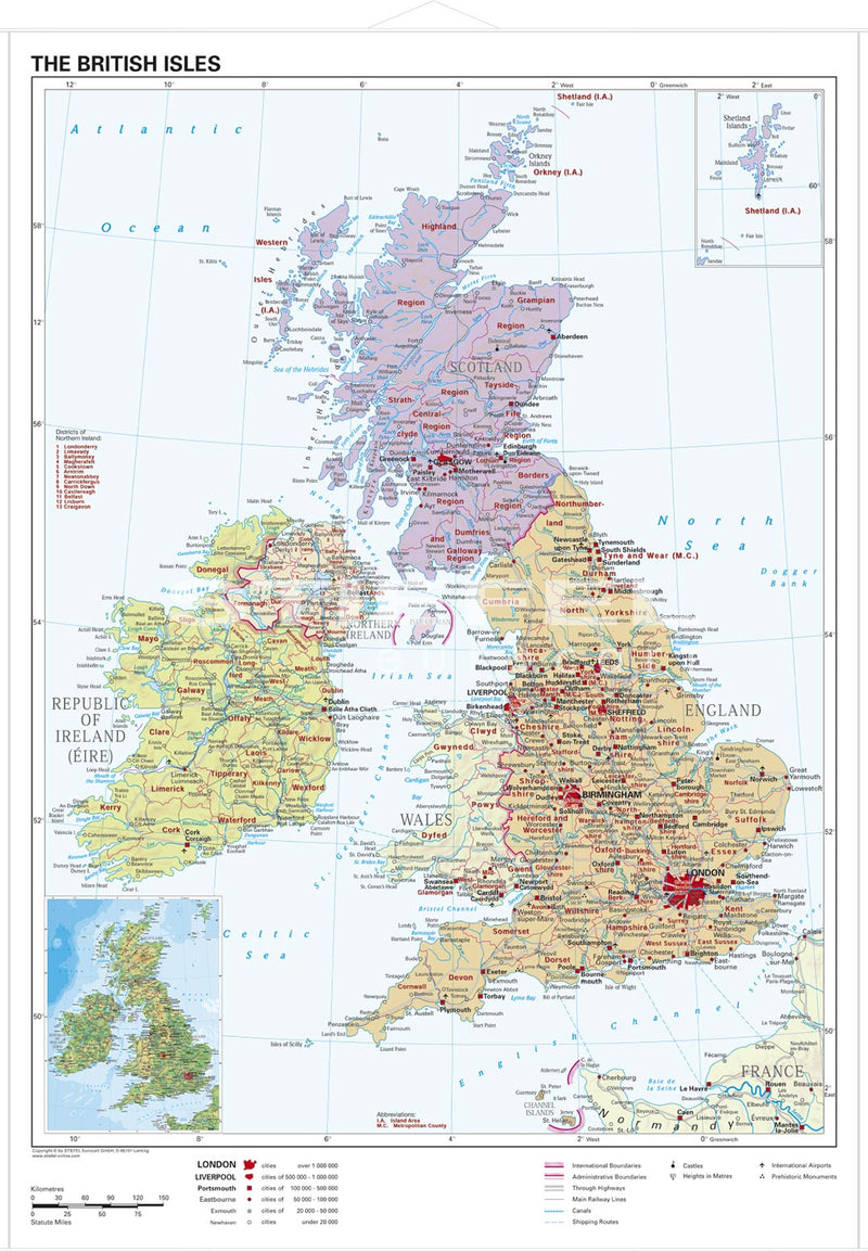 DUO The Tenses / The British Isles politisch