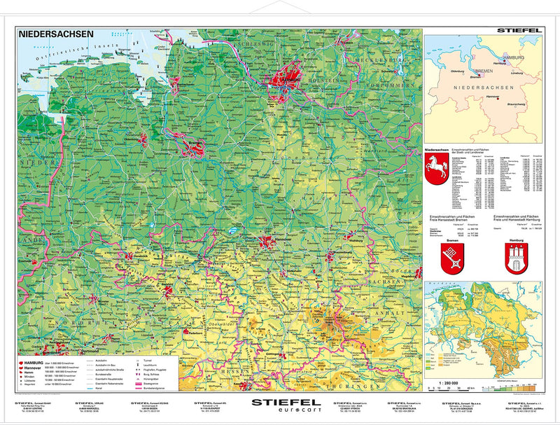 Niedersachsen physisch