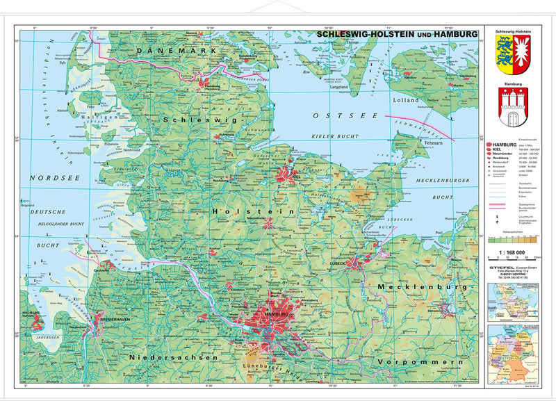 Schleswig-Holstein physisch