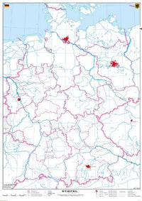 Deutschland stumme Lernkarte