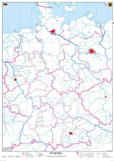 Deutschland stumme Lernkarte