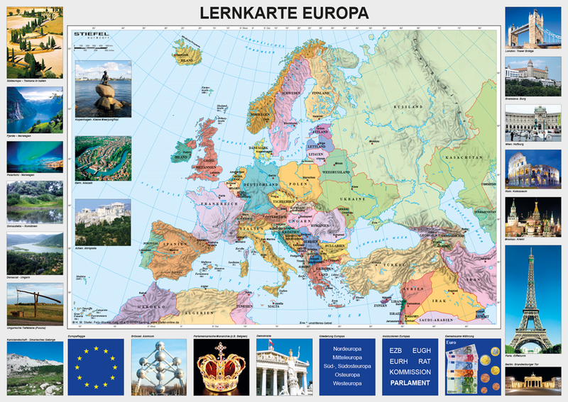 Lernkarte Europa