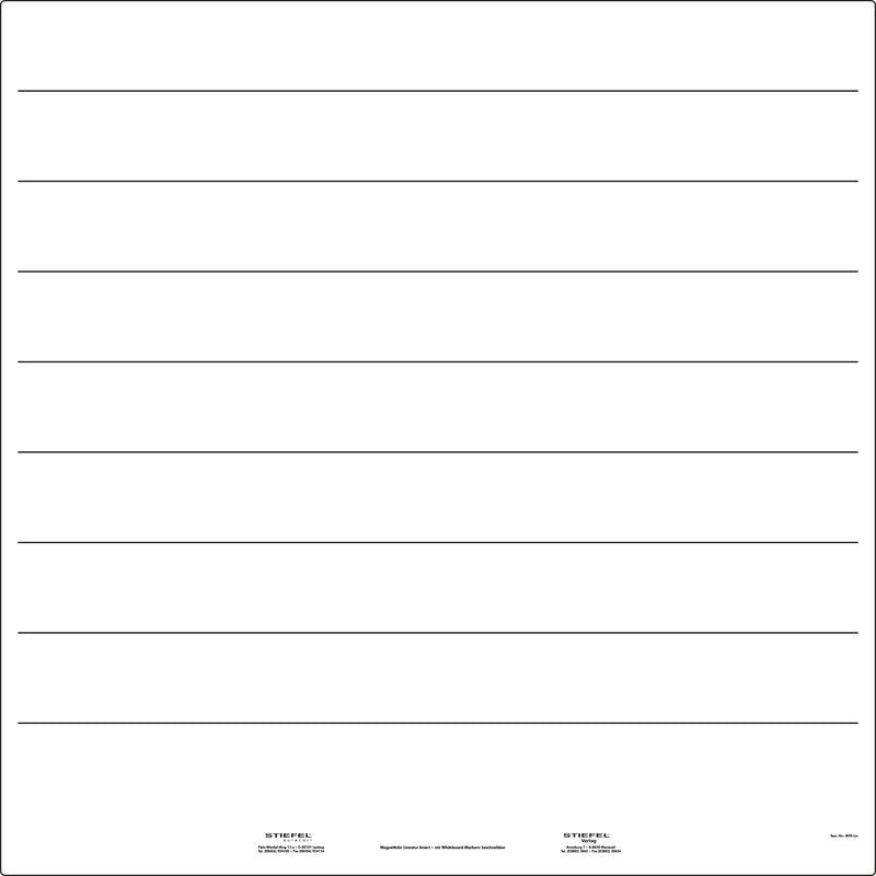 Tafelfolie liniert - magnetisch - beschreibbar