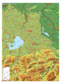 Landkreiskarte Traunstein